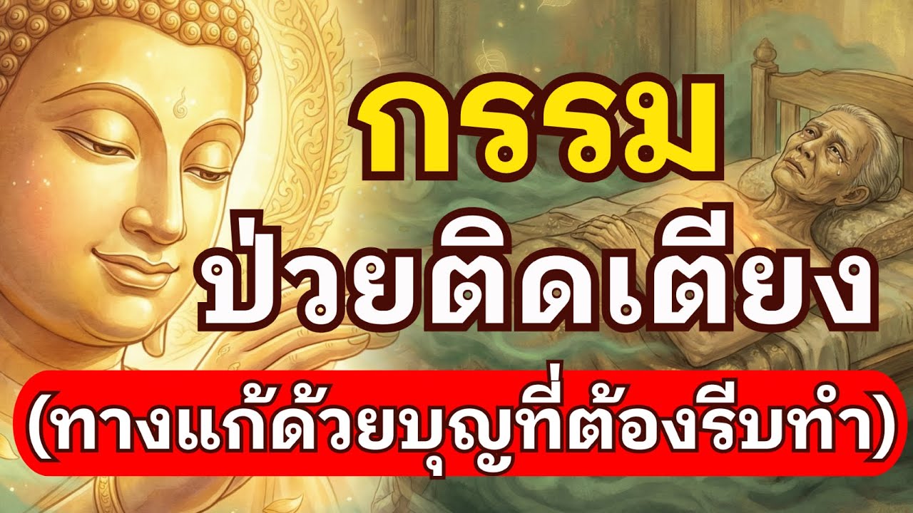 กรรม ป่วยติดเตียง (ทางแก้ด้วยบุญที่ต้องรีบทำ) | ธรรมะคลายทุกข์