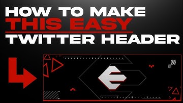 How to make this easy Twitter Header on mobile | Pixellab