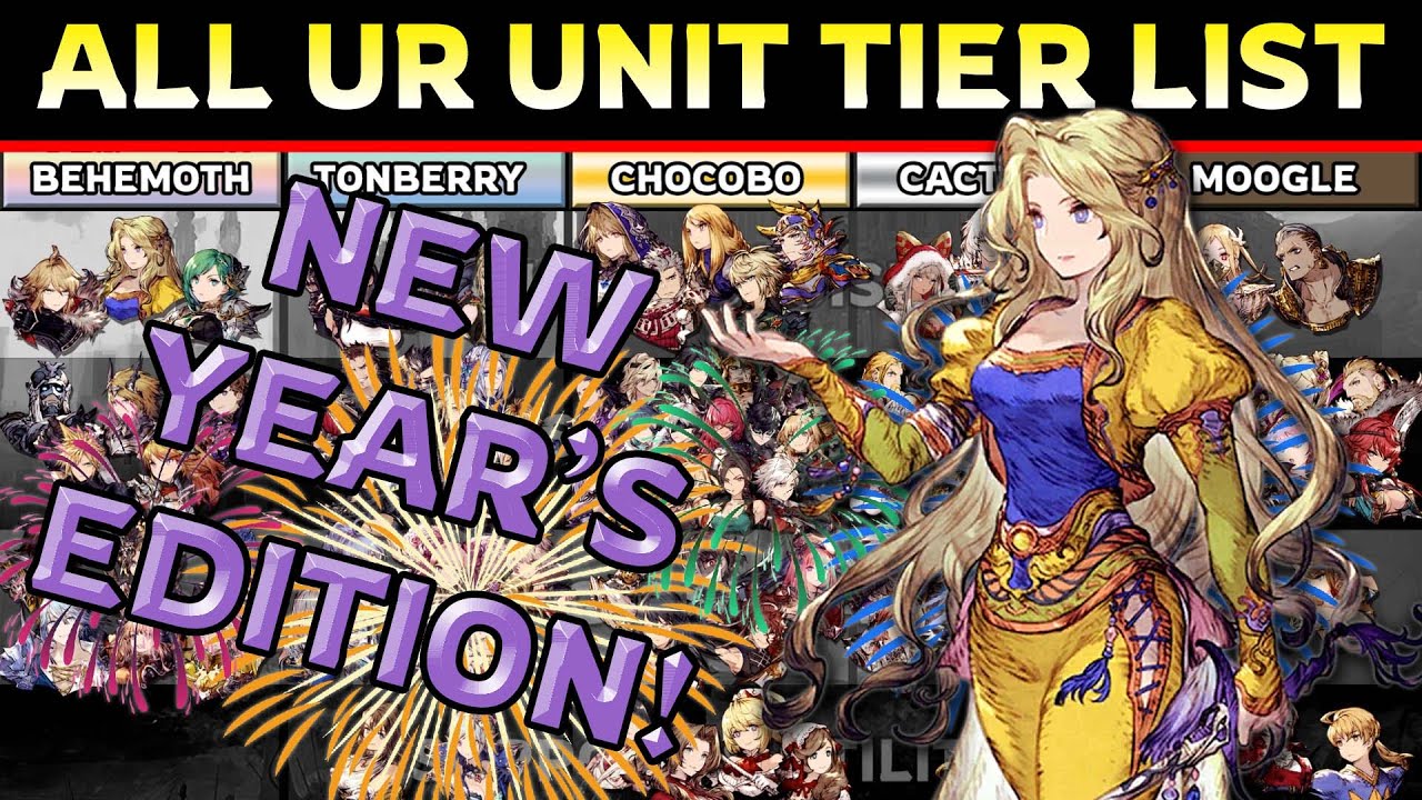 [WOTV] UR Unit Tier List Global New Year's 2022 | War of the Visions