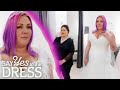 Bride feels like cruella de vil after trying this dress on  curvy brides boutique