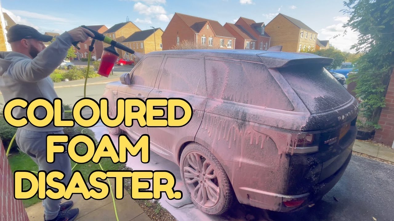 Do Coloured Snow Foams Actually Work?! This One Went HORRIBLY Wrong 😬 | Range Rover Wash Test