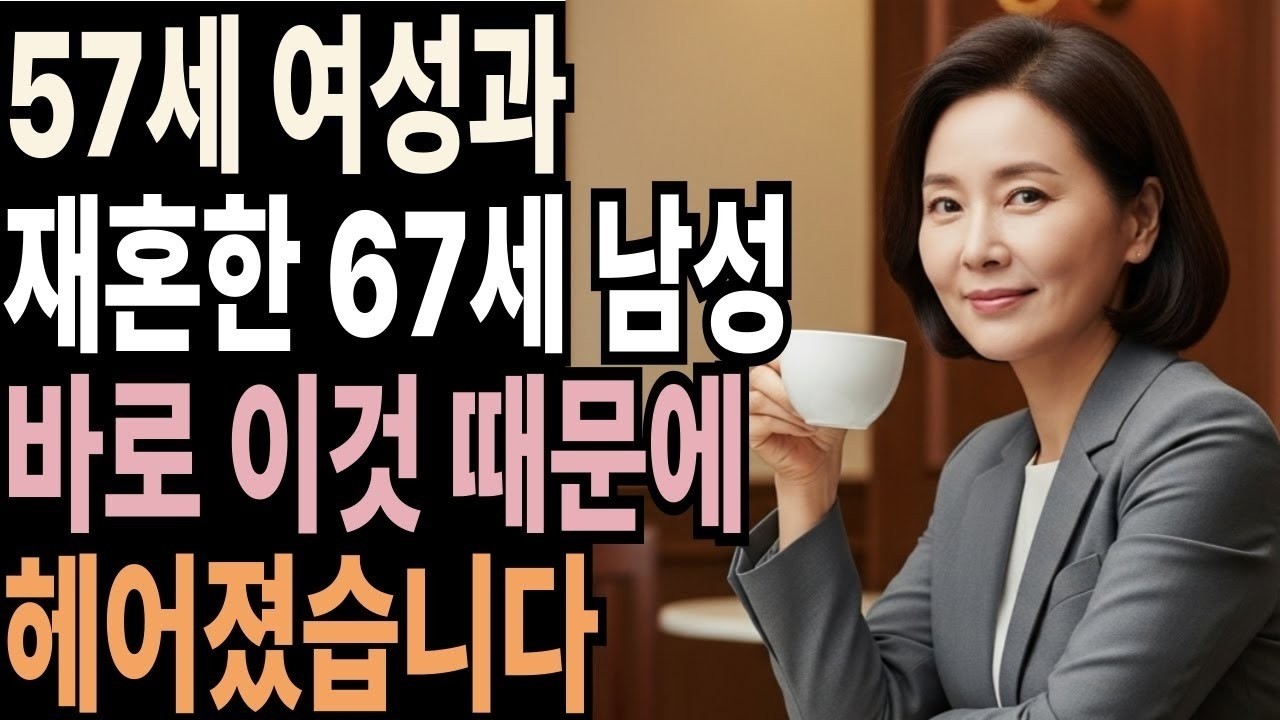 67세 남성과 57세 여성이 재혼했지만 결국 이것 때문에 이혼하게 되는데
