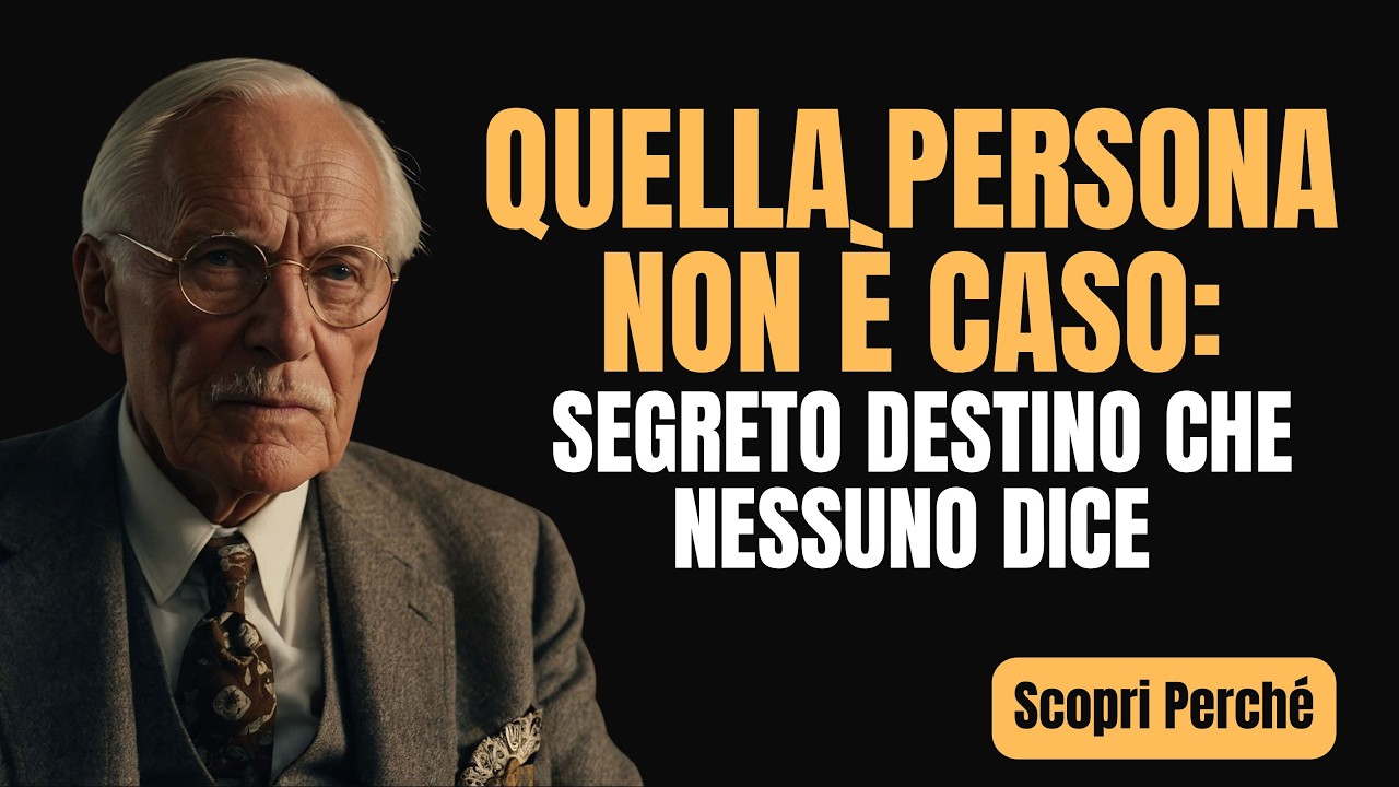 Quella Persona NON È Arrivata Per Caso: Il Segreto del Destino Che Nessuno Ti Dice | Jung