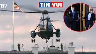 TT Trump xuất viện về lại Tòa Bạch Ốc trên không lực Marine One