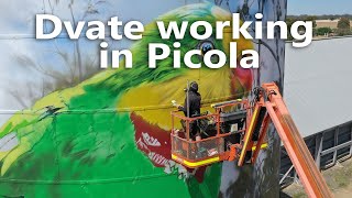 Jimmy Dvate working on the Picola Silos