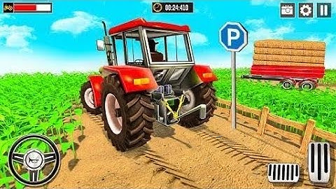 Real tractor trolley cargo farming simulator 3d Android iOS Gameplay || MICROF Gaming