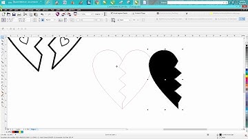 Corel Draw Tips & Tricks Broken Heart