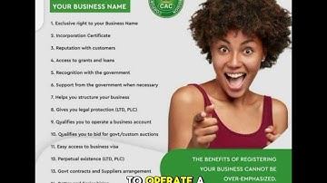 BENEFITS OF CAC REGISTRATION