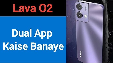 Lava o2 me dual App kaise banaye, how to set app lock in Lava o2