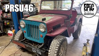 Getting our CJ3B Jeep 'PRSU46' ready to Race for the Concord Cup | JeepsterMan