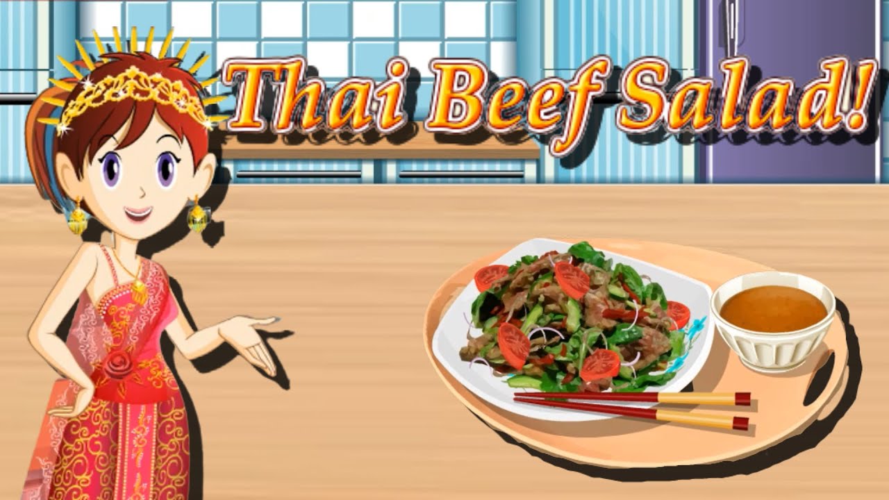 Jogos De Culinária Da Sarah. - Sara's Cooking Class - Thai Beef