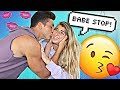 Can't Stop Kissing You Prank On Girlfriend *REVENGE*