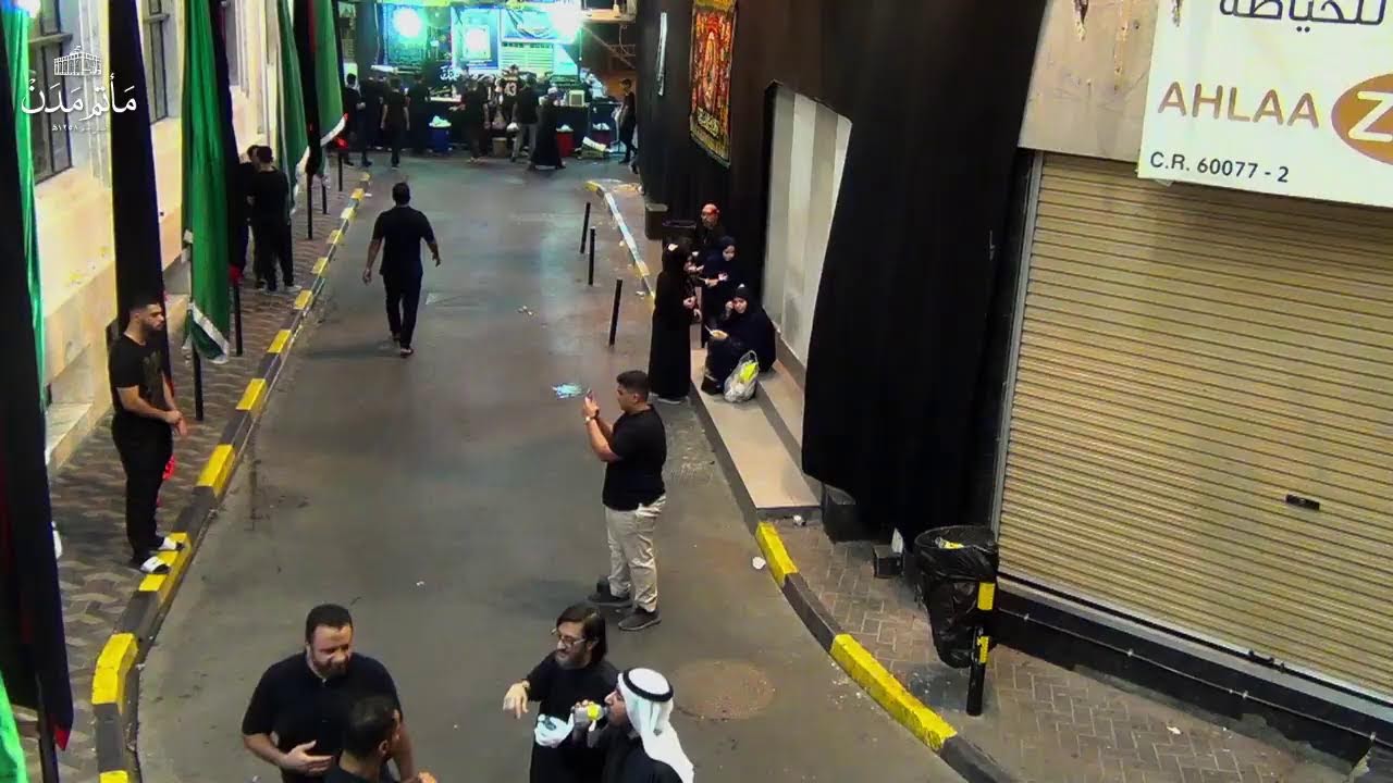 البث المباشر لمرور مواكب العزاء المنامة - البحرين ليلة إستشهاد النبي محمد