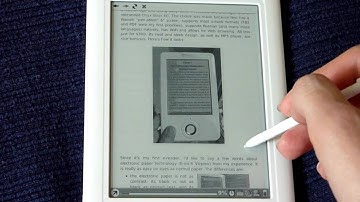 BeBook Neo e-reader Web Browsing review
