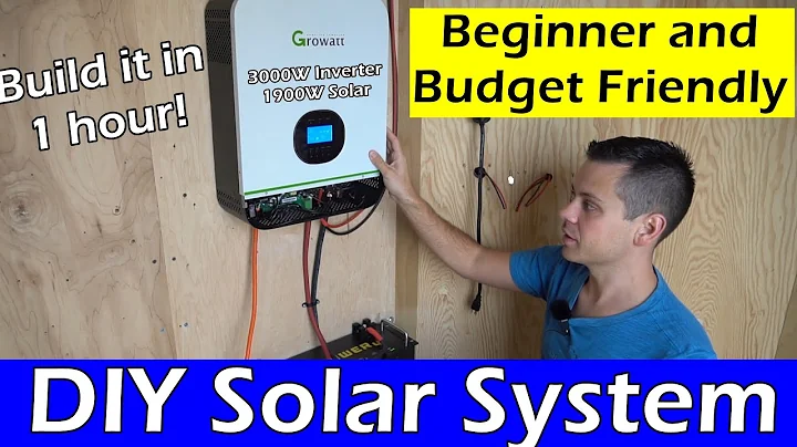Beginner And Budget Friendly DIY Solar Power System! Anyone can build this!