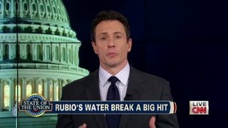 Rubio's water break a big hit online