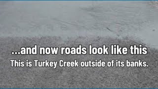 Central Texas flooding causes road closures after heavy Tuesday rain