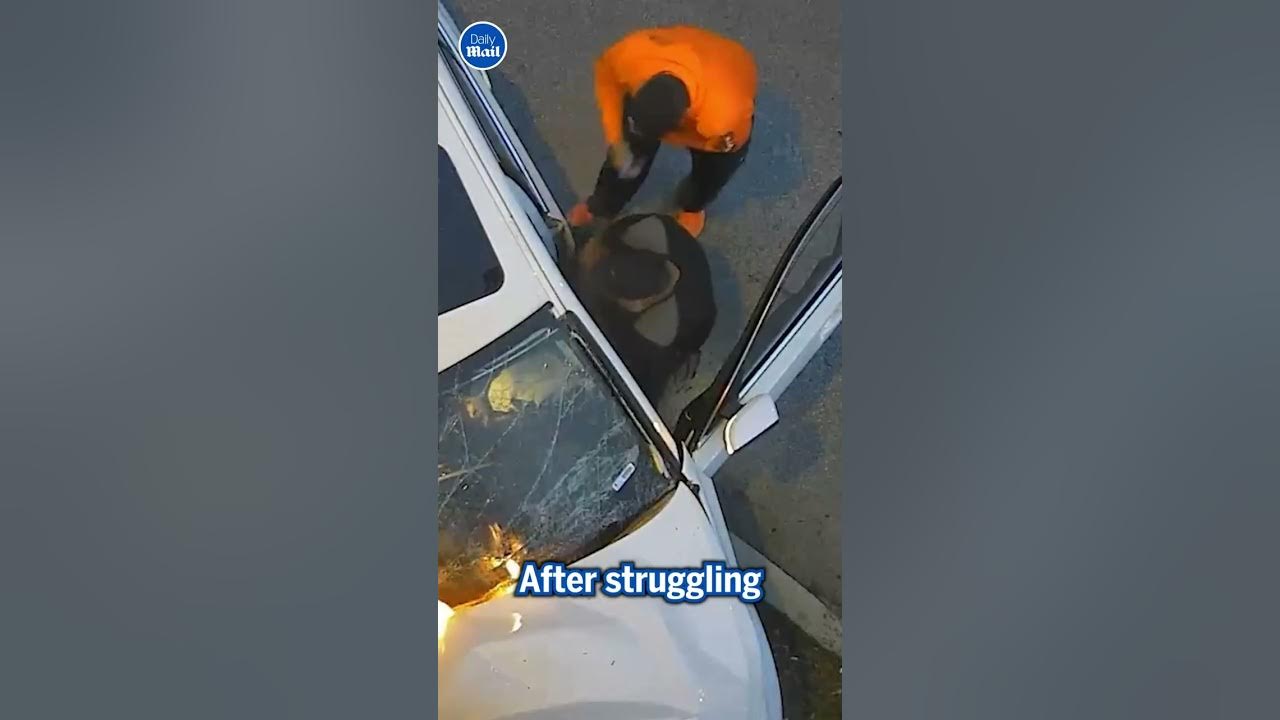 Brothers save man from shocking car fire 😱