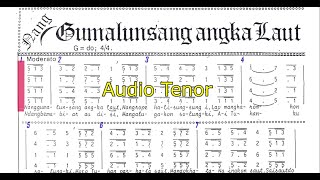 Audio Tenor Nang Gumalunsang Angka Laut || Untuk Latihan Koor