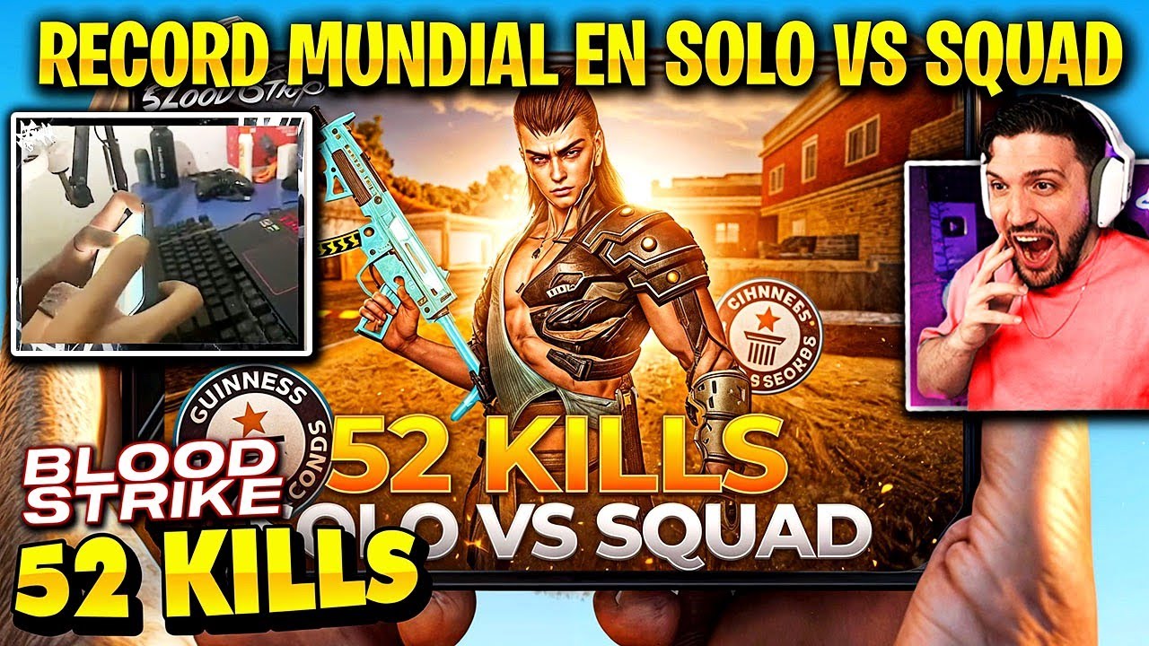 NUEVO RECORD MUNDIAL en CELULAR de BLOODSTRIKE con 52 KILLS en SOLO vs ...