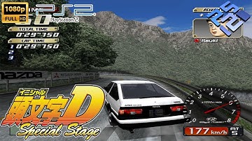 Initial D Special Stage PS2 HD Gameplay (PCSX2)