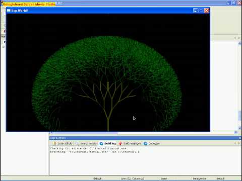 Fractal tree in SDL