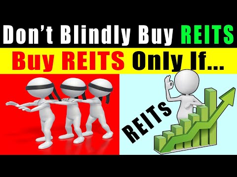 Don’t Blindly Buy REITs. Buy REIT Stocks Only If...