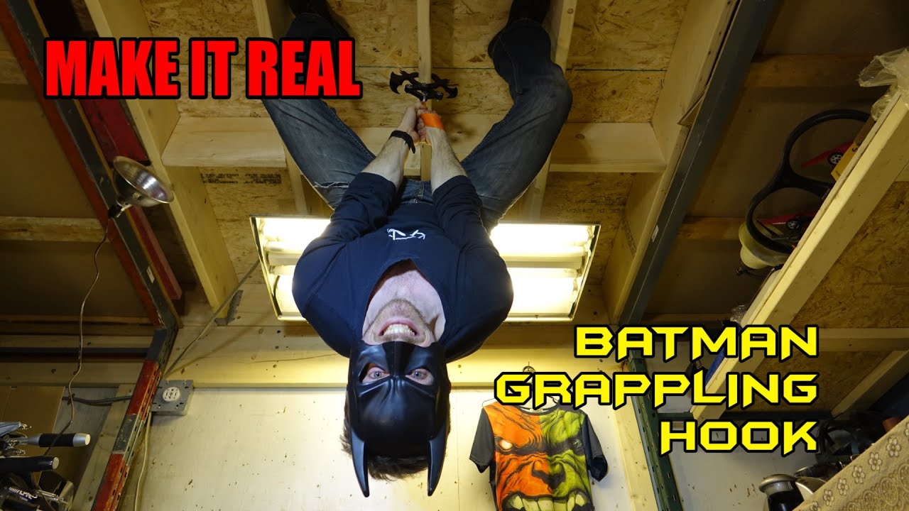 I made a Batman Grappling hook that actually works! : r/videos