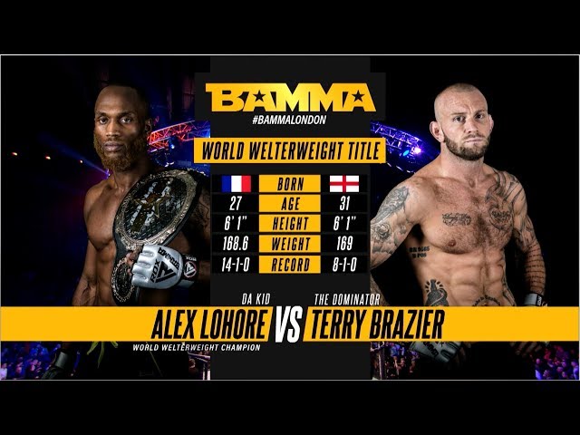 Bamma 34 Alex Lohore Vs Terry Brazier