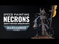 Speed painting necrons  cobalt necrons  warhammer 40k