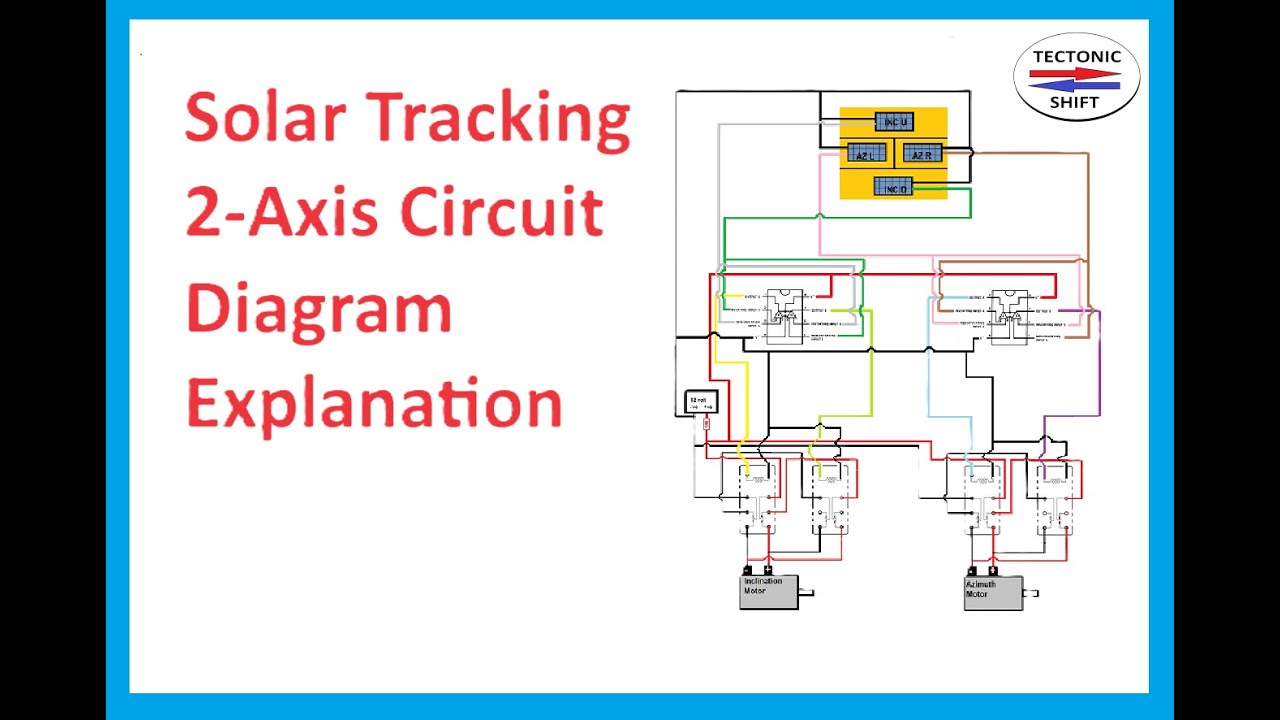 Solar Tracking 2 Axis Circuit Diagram Explanation - YouTube