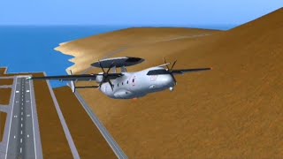 E-Radar Service Flight 8990 || Crash Animation