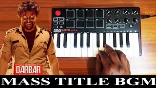 Darbar Mass Title Bgm By Raj Bharath | Download Link | Rajini kanth | Anirudh chords