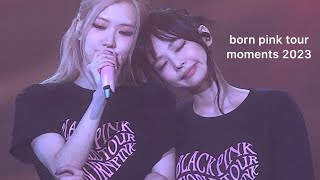 chaennie best moments on born pink tour 2023 (part 1)