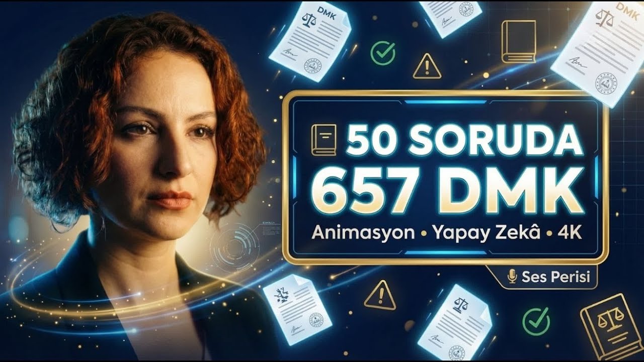 50 SORUDA 657 SAYILI DEVLET MEMURLARI KANUNU,ANİMASYON YAPAY ZEKA, youtube