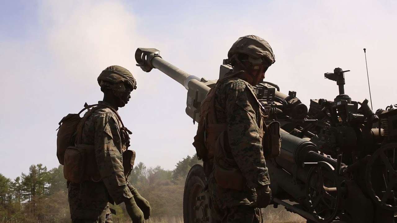 U.S. Marines with 3d Battalion participate in Artillery Relocation Training Program 21.2