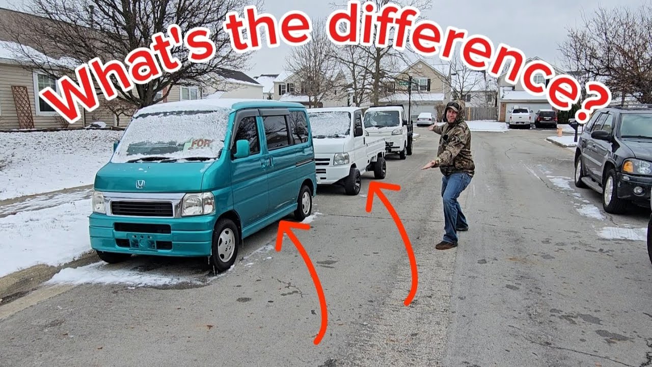 The Honda Vamos HM2 VS The Honda Acty HA7. Which is better? - YouTube