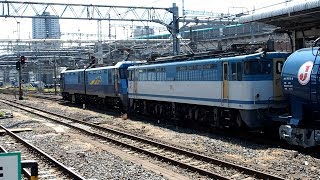 2019/09/17 【EF65-2127 & 貨車配給】 JR貨物 配6794レ EH200-1 大宮駅 | JR Freight: Container Cars at Omiya