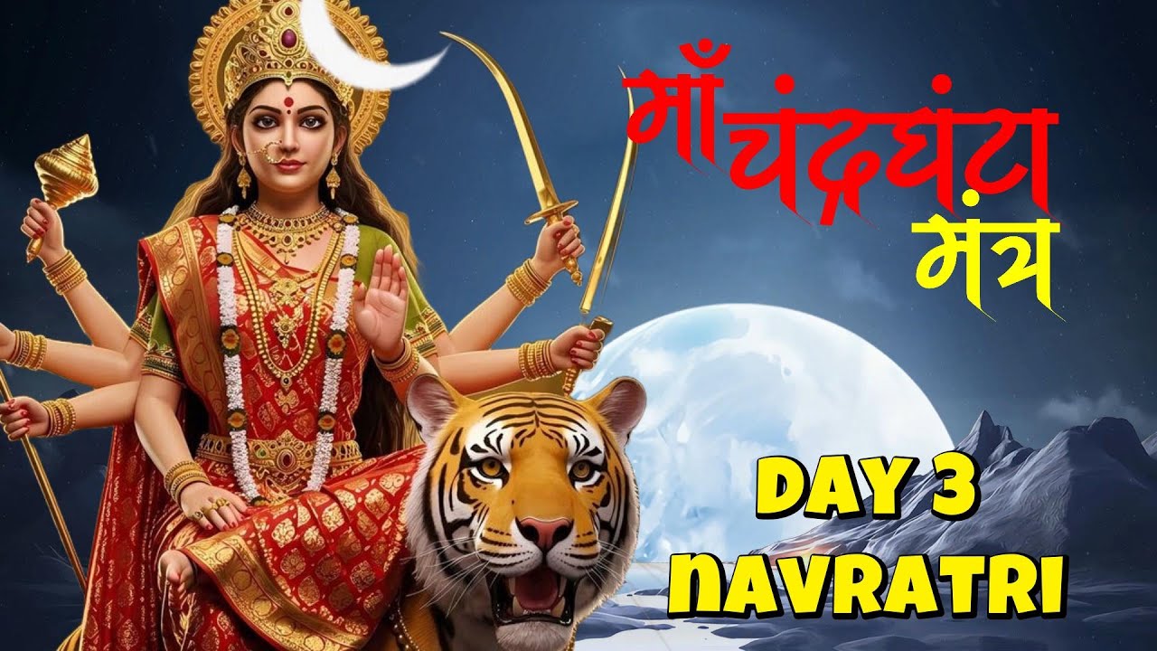 #navratri #day3 devi Chandraghanta Mantra | माँ चंद्रघंटा मंत्र | devi ...