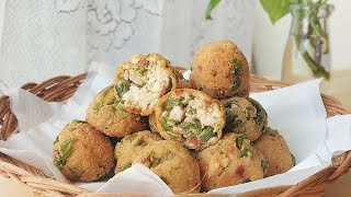 Gurih Enak sehat bahan ekonomis juga mudah,bola bola tahu bayam ,yummy