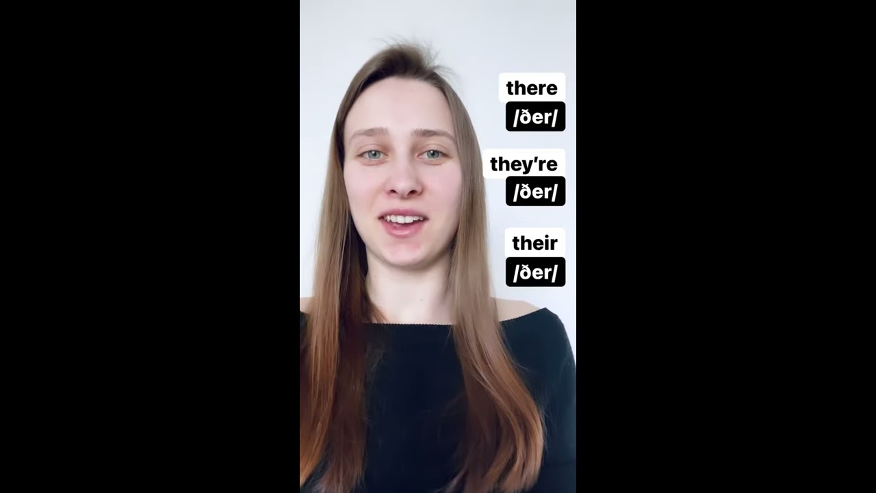 There They Re Their Pronunciation Meaning Example 