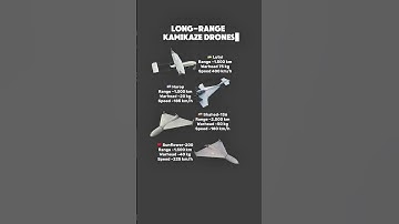 Top 4 Long-Range Kamikaze Drones in the World 🔥