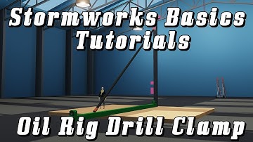Stormworks Basics: Oil Rig Drill Clamp Tutorial #stormworks