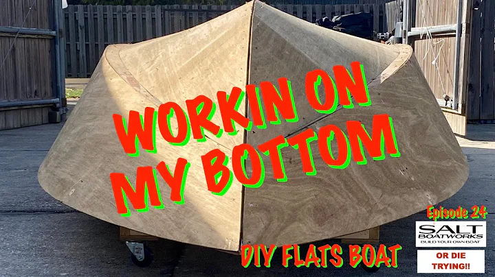 24 .DIY Flats Boat Build- Fairing the Chines, Rout...