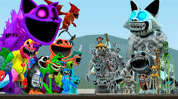 All Zoonomaly Monsters Vs All Smiling Critters Poppy Playtime Chapter 3 Monsters In Garry