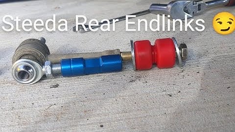 Installing Steeda Rear Endlinks On Focus ST