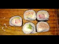 SUSHI CASERO paso a paso -variedad- (incluye cómo hacer arroz para sushi)🍱🍣