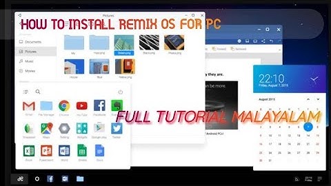 How to install remix os android  for windows pc 2021 in malayalam, TOP SOLUTIONS MALAYALAM