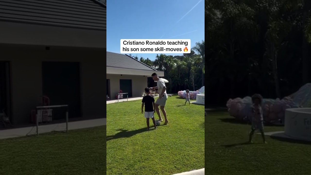 Imagine Ronaldo being your dad 😭 (via georginagio/TT)