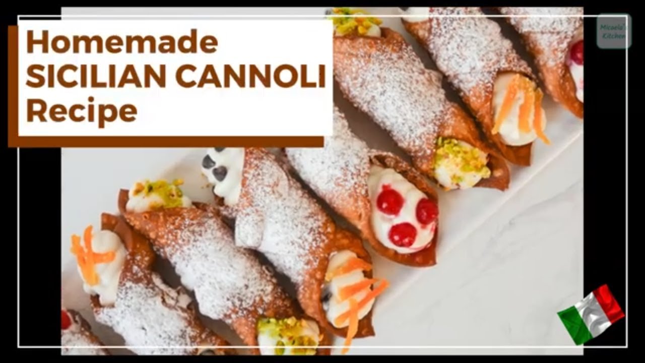 Authentic Italian Cannoli Recipe - Sicily's Best Dessert